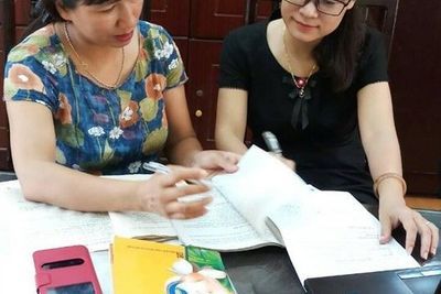 Cô giáo dạy giỏi, tâm huyết với nghề.